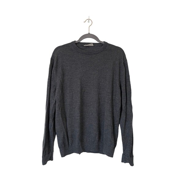 Everlane Other - Everlane Sweater Mens XL Crew‎ Neck Pullover Gray 100% Wool Preppy Casual Adult
